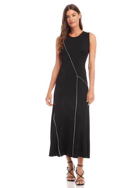 Reversible Seam Dress [Black-1L13020]