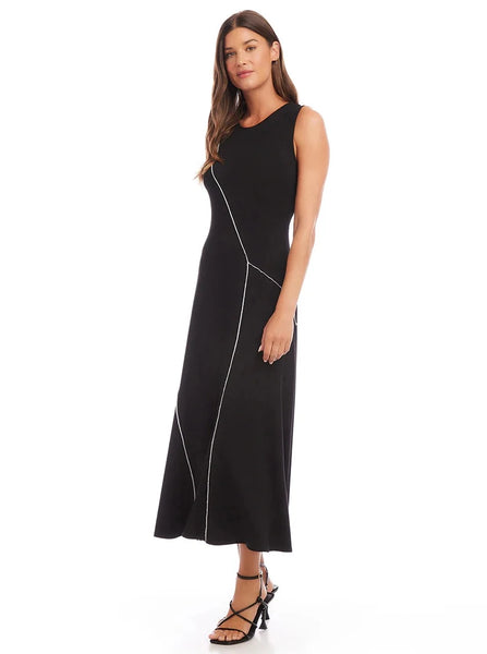 Reversible Seam Dress [Black-1L13020]