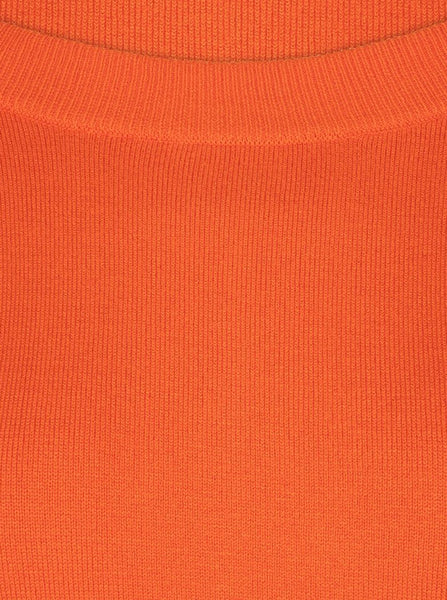 Sweater Boxy Knit [Orange-F2307538]