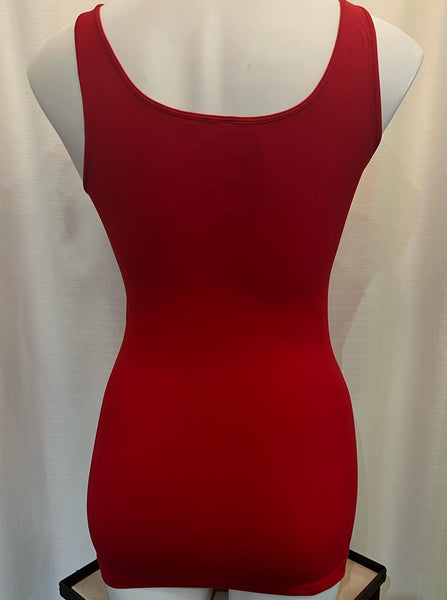 Signature Jersey Tank Top [Red-NS5178]