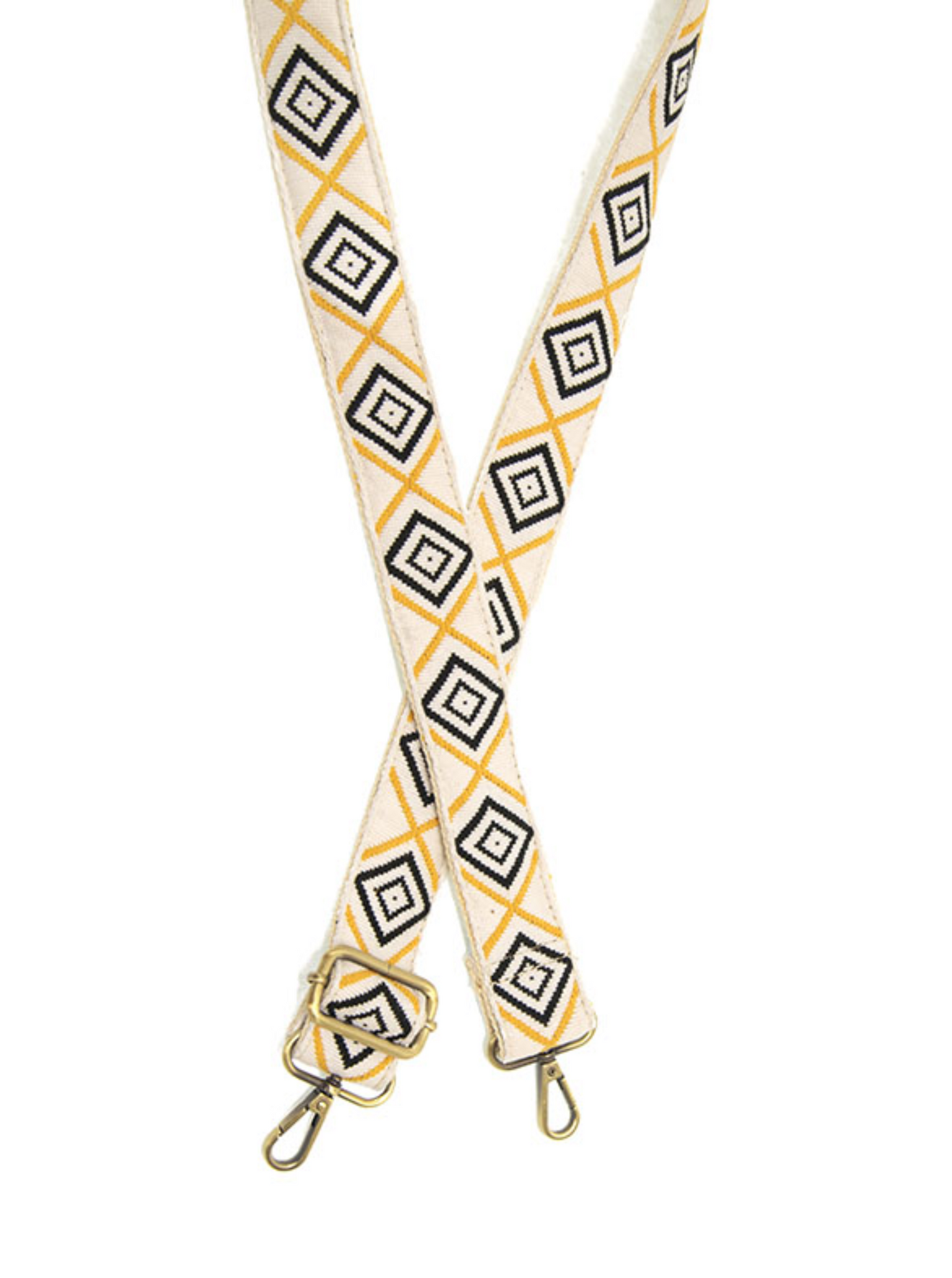 1.5 Diamond Guitar Strap [Ivory-LS093-01G]