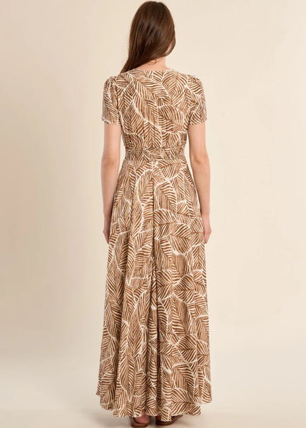 Woven Dress [Camel]