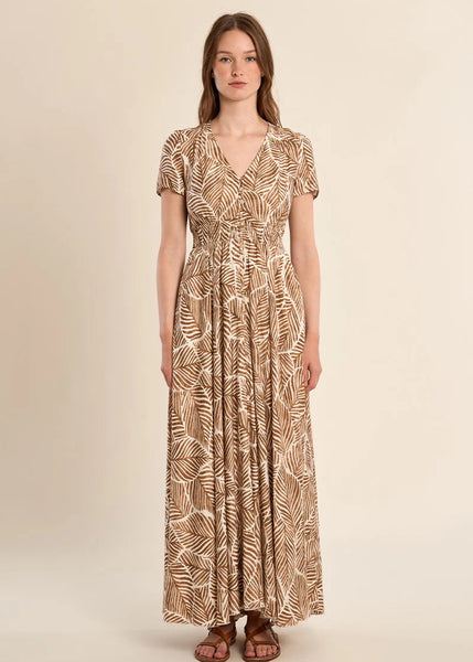 Woven Dress [Camel]
