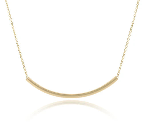 16" Necklace Gold Bliss Bar Gold [N16GBBG]