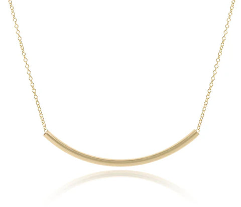 16" Necklace Gold Bliss Bar Gold [N16GBBG]