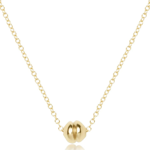 16" Gold Necklace Admire Small Gold [N16GADSMG]