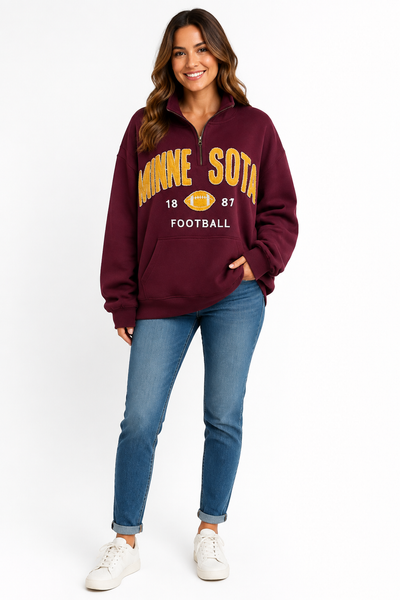 Minnesota College Football Sweatshirt [Maroon]