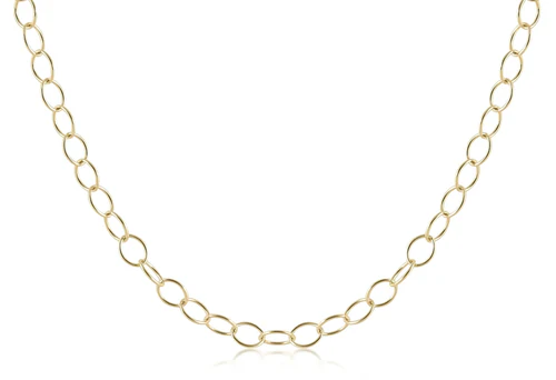 17" Chocker Enchant Chain Gold [N17ENCG]