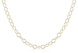 17" Chocker Enchant Chain Gold [N17ENCG]