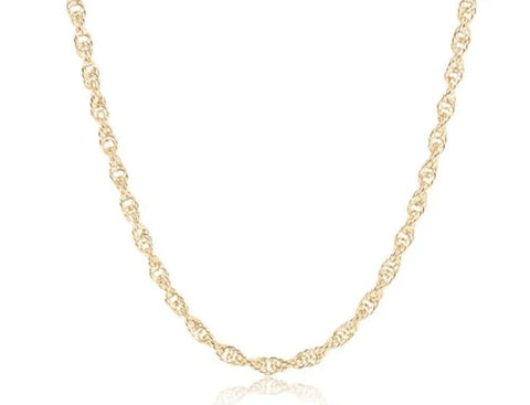 17" Chocker Rope Chain Gold [N17ROPCG]