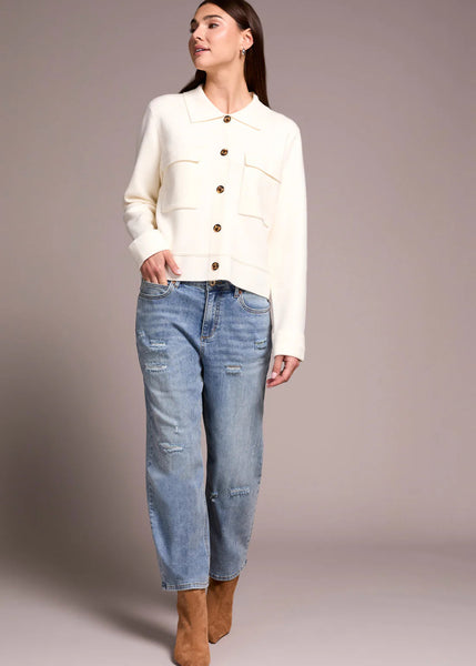 Long Sleeve Sweater Cardigan [Moonstone-1930O]