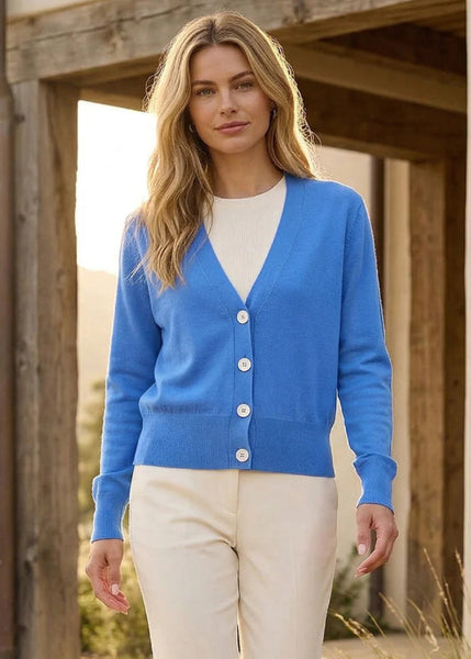 Cardigan Sweater [Blue-1L89438]