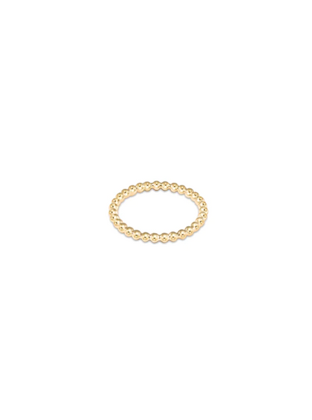  Classic Gold 2mm Bead Ring Size 6 [RCLBE2G6]