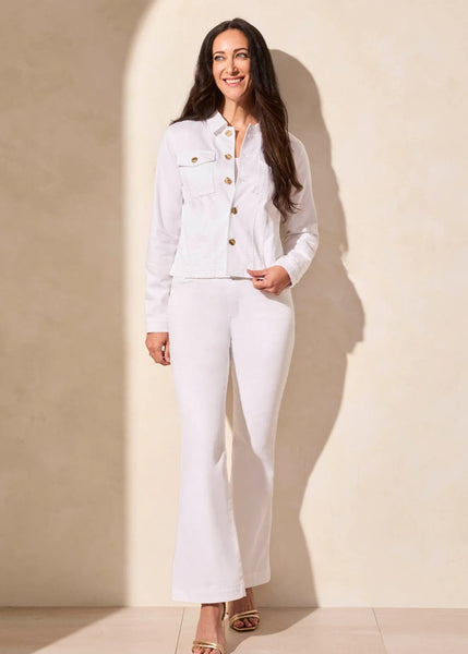 Button Front Jacket [White-2019O]