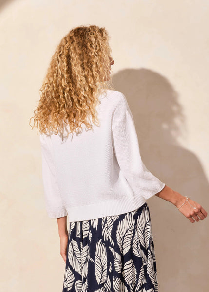 Cocoon Cardigan [White-2205O]
