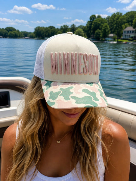 Pink Camo Minnesota Hat