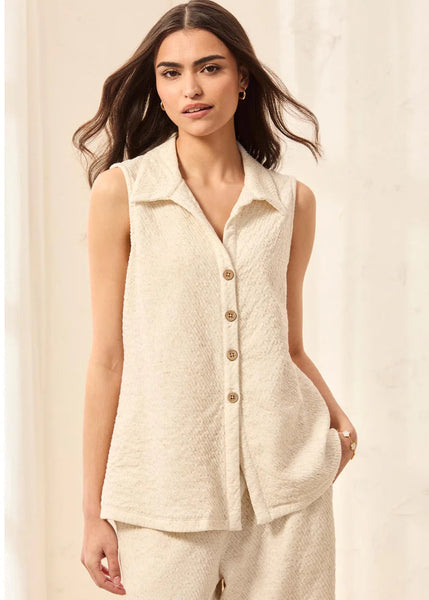 Button Down Top [Canvas-2453O]