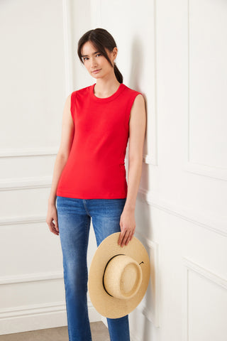 Knit Tank [Cherry-2L05513]