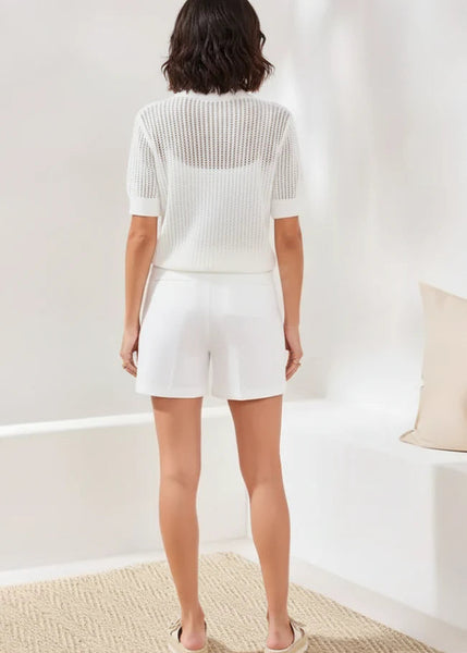 Flatten It Pull On Short [White-3015O]