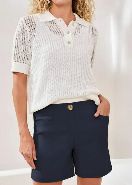 Flatten It Pull On Short [Jet Blue-3015O]