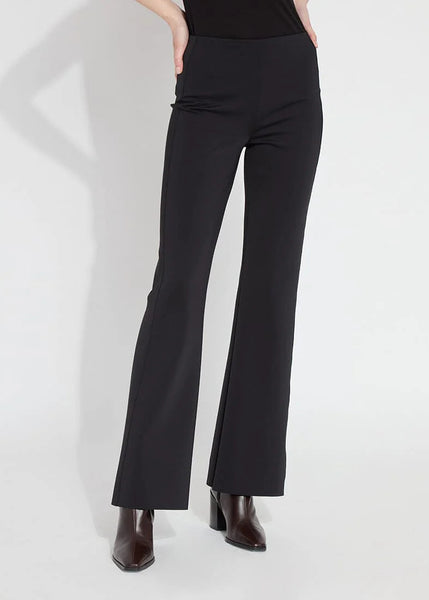 Spencer High Waist Neoprene Trouser [Black-10-3382-M7]