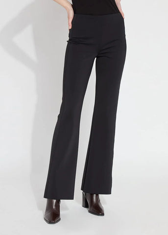 Spencer High Waist Neoprene Trouser [Black-10-3382-M7]