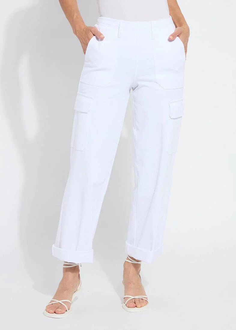 Scout Hi Waist Cuff Cargo [White-10-3400-M9]