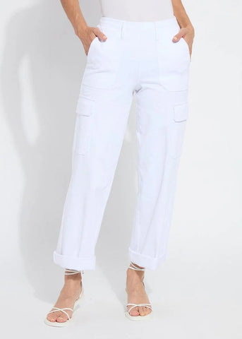 Scout Hi Waist Cuff Cargo [White-10-3400-M9]