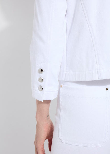 Arbor Embroidered Denim Jacket [White-24-3489-M9]