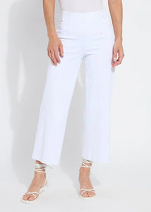 Layton Wide Leg Crop Pants [White-12-3509-M9]