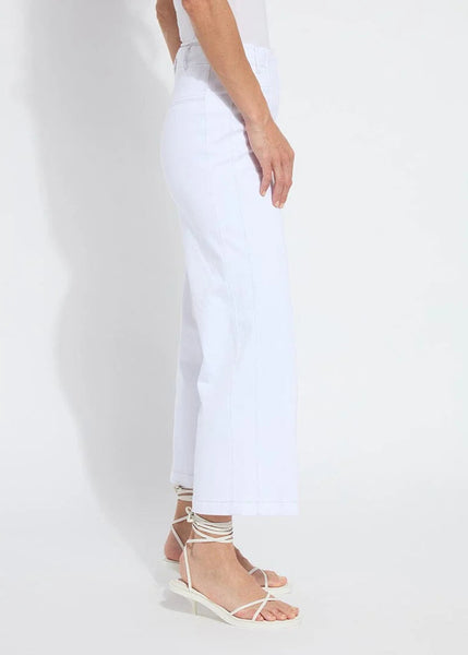 Layton Wide Leg Crop Pants [White-12-3509-M9]