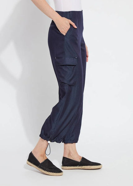 Monique Tailored Cargo [Solid Indigo-13-3517-M4]