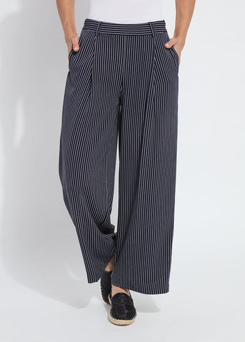 Clarette Pleated Trouser [Marine-10-3534-M4]