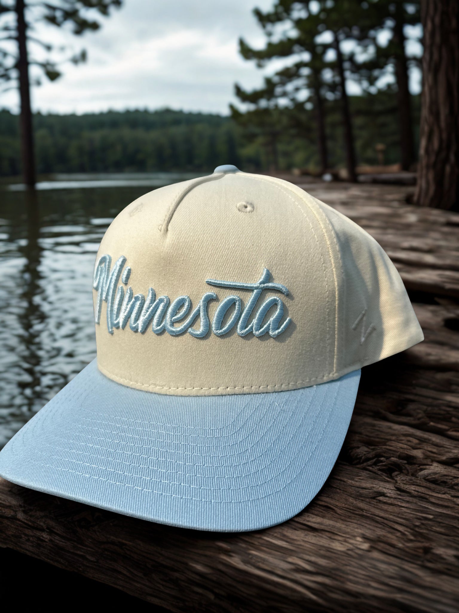 Minnesota Fancy Script Hat [Light Blue]