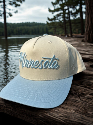 Minnesota Fancy Script Hat [Light Blue]