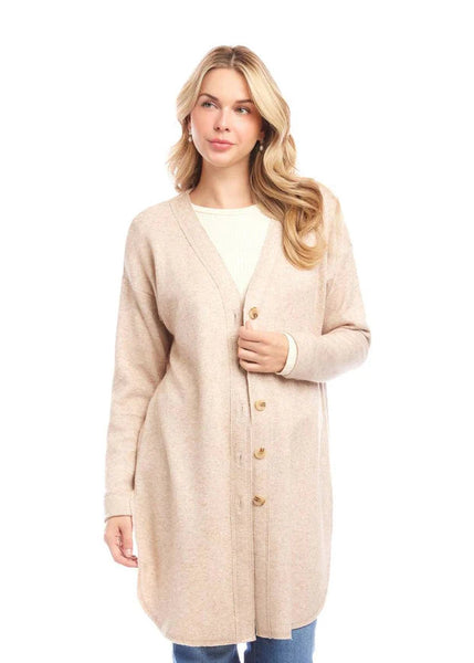 Shirttail Cardigan [Oatmeal-3L57512]