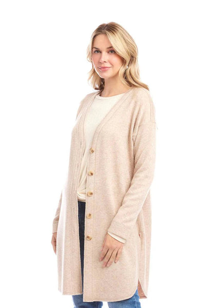 Shirttail Cardigan [Oatmeal-3L57512]