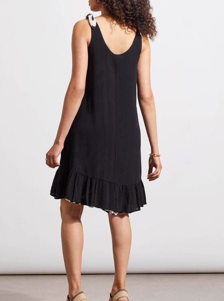 Sleeveless A Line Reversible Dress [French Oak-4848O]