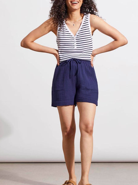 Short W Elastic Waist Band [Nautical-5347O]