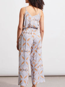 Button Front Jumpsuit [Caramel-5403O]