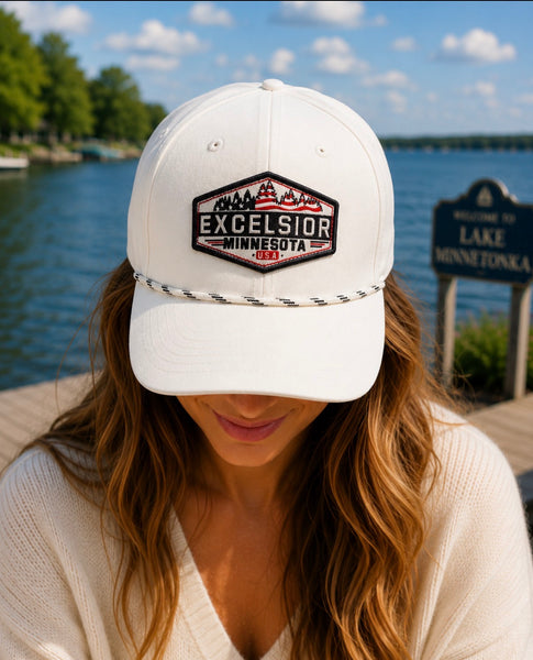 Excelsior Pine Tree Hat [Red,White and Blue]