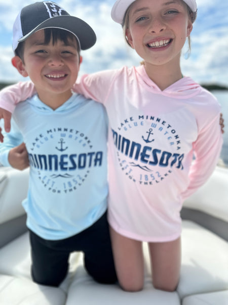 Youth Lake Minnetonka Solar Hoodie [Pink Blossom]