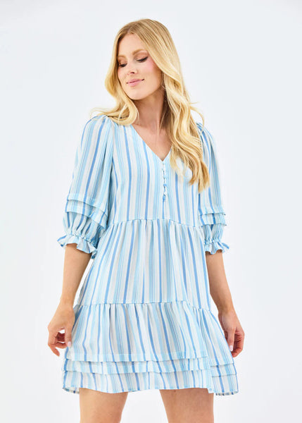 Raya Dress Harbor [Blue]