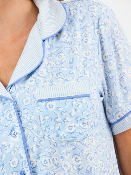 Charlotte Meadow Blue Stripe Set [Blue]