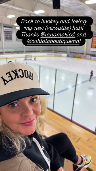 Backwards Hockey Hat [Black]