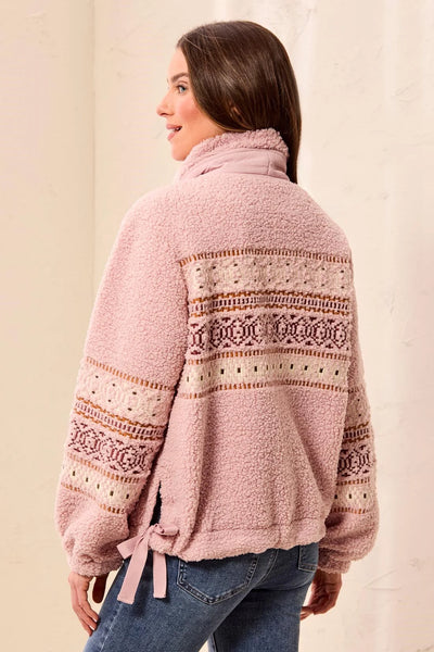 Lined Sherpa Jacket [Pink Frost-6310O]