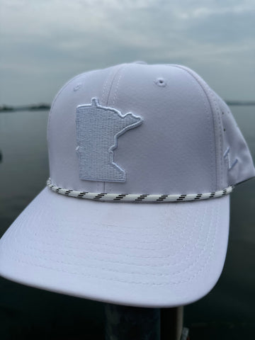 Minnesota State Shape Hat [White]