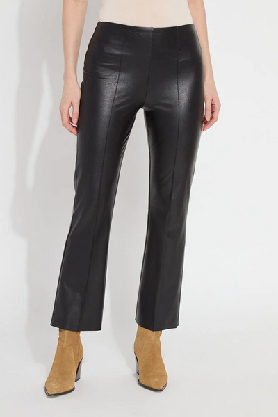 Ankle Elysse Vegan Leather Pants [Black-13-3445-M8]