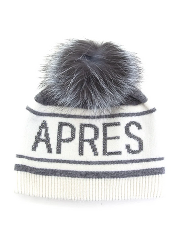 Apres Ski Hat [Grey White-HTAN41]
