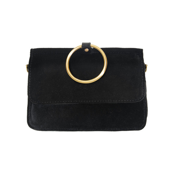 Aria Ring Bag [Black Velvet-L8196]